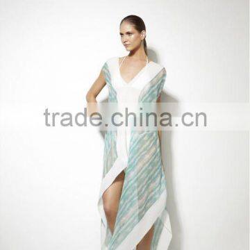 asymmetrical beach kaftan