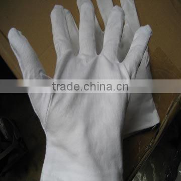 Natural cotton gloves