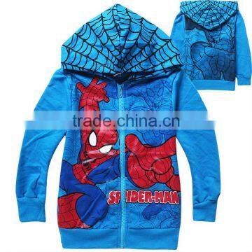 boys cartoon hoodies children Sweatshirts kids 100% cotton hoodies