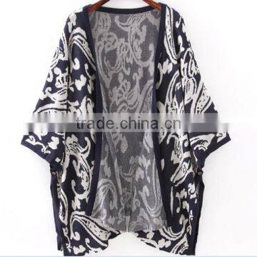 womens oversize knit sweater flora cardigan ladies paisley cardigan