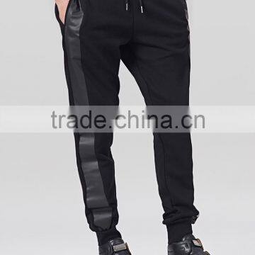 Casual Men Black Wholesale Custom Jogger Pants photo-2