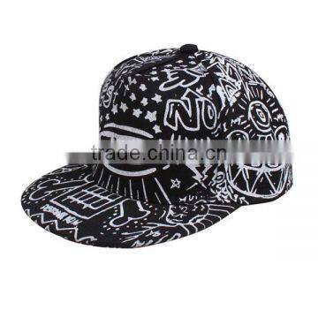 Cap Hippie Snapback New Adjustable Baseball Bill Vintage Unisex Flat Hip-Hop Hat