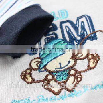 Fashion Color Grey Winter 4Pcs Long Sleeve Top and Romper Baby Clothing Set New Born Gift Set With Hanger Package 4BT1-14 photo-4