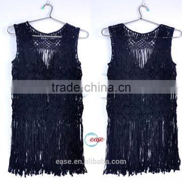 2016 China Tape Yarn Hand Knitting Special Design Tank Top for Women photo-2