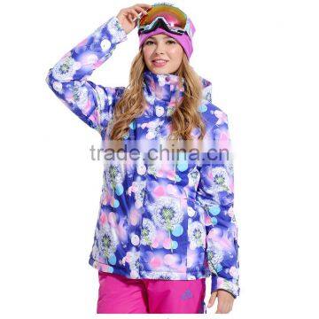 Customized Design Winter Warm Snow Ski Jackets For Women