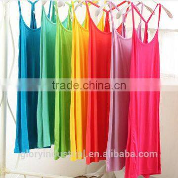 fashion cute knitted custom stringer tank top