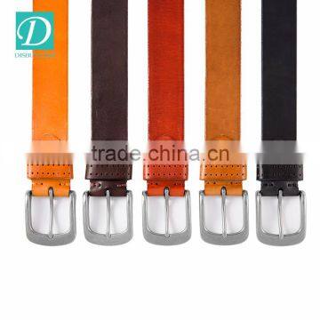 Wholesale Real Leather Belts Classic Style Coffee Color Belt for Men photo-2