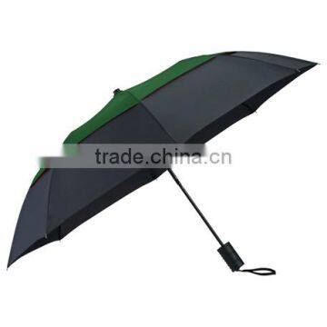 42" Color Pop Vented Windproof Umbrella - 42" Vented Pongee Canopy With Color Pop on Upper Canopy and Comes With Your Logo photo-3