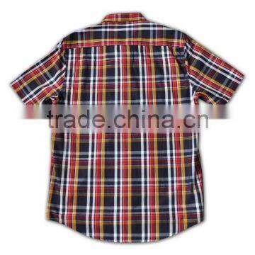 2015 Hot Sell Wholesale High Quality Red and Black Color Flannel Shirts Men photo-6