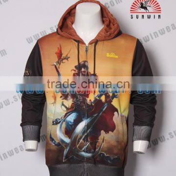 2017 Mens Hoodie Sherpa Fleece Coat Streetwear Half Zip Up Hoodie photo-3