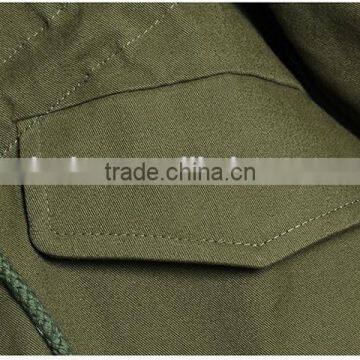 2016 Latest Designs Lady Casual Army Green Winter Women's Lady Overcoat photo-6