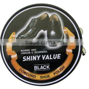 Custom logo printed metal tin shoe polish