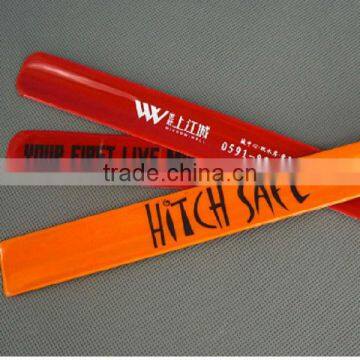 EN471 Customized Logo Reflective Slap Bracelet Arm Wrist Band for Promotion photo-6