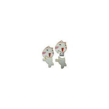 promotional cool gift silicon power cartoon design USB 2.0 thumb drive 128MB - 32GB