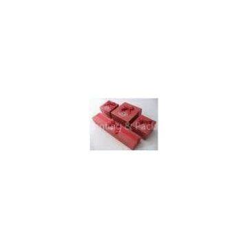 Recycle Paper Red Jewellery gift  Boxes with ribbon for Earrings , Necklaces , Ring