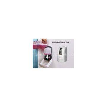 Vertical Push Button Spray Refillable Soap Dispenser Wall Mountable Smooth