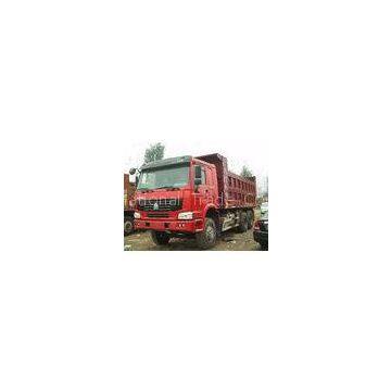 24 Tons Loading Large Dump Truck , Commercial Dump Trucks With One Sleeper Cabin For Transport Claye