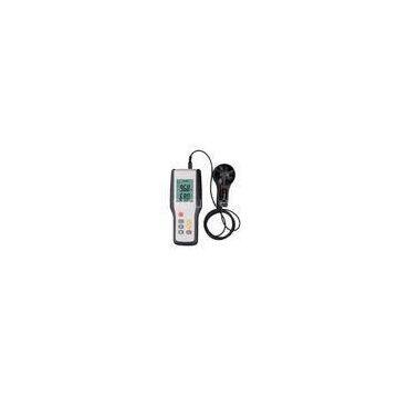 LCD Backlit Handheld Digital Anemometer , Miniature Hot Wire Anemometer Accuracy