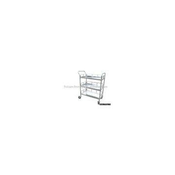 Stainless steel 3 Layers Apparatus cart