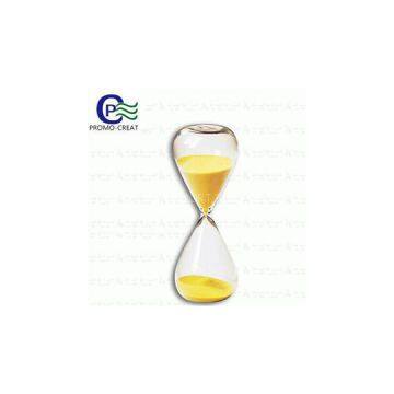 Sand Glass Hourglass With Glass Base