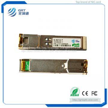 G-8212-T Hot-pluggable 1.25Gb 1000BASE-T Copper RJ-45 SFP Transceiver Module photo-4