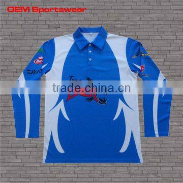 Wholesale quick dry tournament fishing jerseys