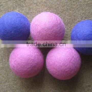 Eco friendly customized multi color felted dryer ball/ Hot selling organic felt dryer ball/Nepal hand made felted dryer balls