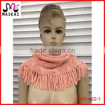 Wholesale 2015 new fashion knitting pattern snood scarf