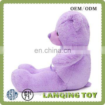 Soft Stuffed Purple Bear Plush Wholesale