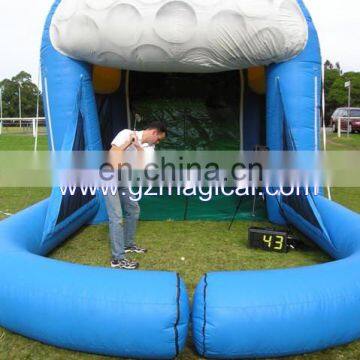 Inflatable golf shooting gallery toys inflatable sport games inflatable games