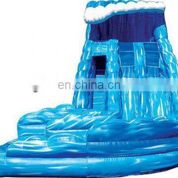 Customized inflatable water slide with pool for summer amusement park