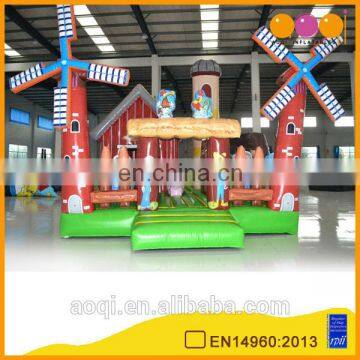 AOQI windmill farm fun city /inflatable fun city for kids outdoor games