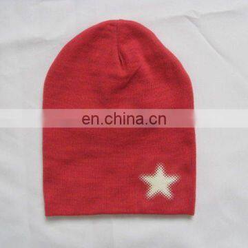 Acrylic Jacquard Star Knitted Hats