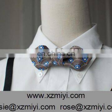 Fashion Men's Polyester Digital Print Large Bow Tie