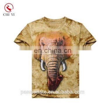 New custom made sublimation printing round neck 3d man t-shirt oversized with short sleeve from sportswear manufacturer