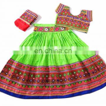 Designer Lehenga Choli- Navratri Choli- kutch embroidered chaniya choli -pathwork chaniya choli