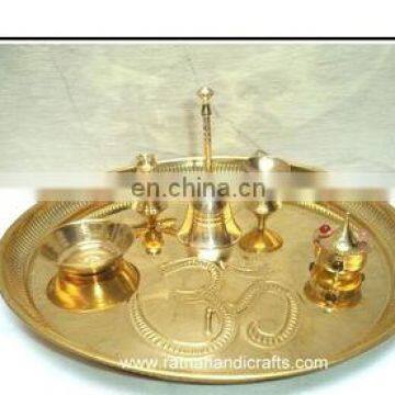 Religious Brass Thali