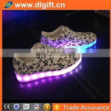 Night Event Popular Customized Led Light Rechargable Reflective Shoes
