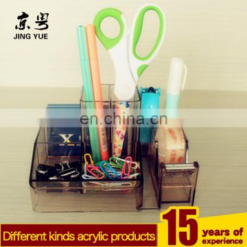 Factory custom office home desktop acrylic organizer for pen