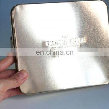 Gift Tin Box With Purple Color With Ribbon Hair Bow photo-2