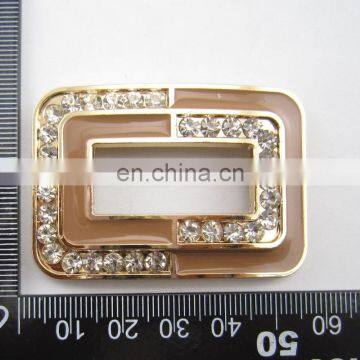 ladies metal accessories with rhinestone for shoes