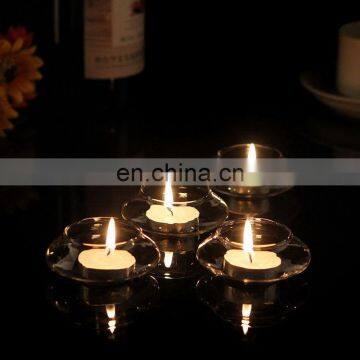Clear Glass bowl floating tealight candle holders