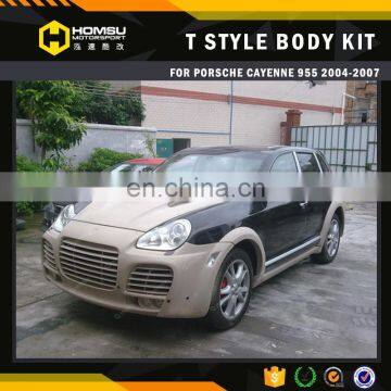 auto tuning design TA wide body kit for cayenn-e 955 2004-2007 year fiber glass material