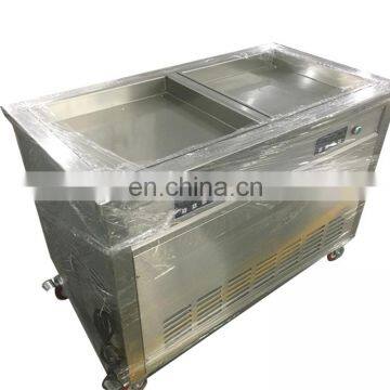 Double Square Pan Fried Ice Cream Roll Machine Philippines