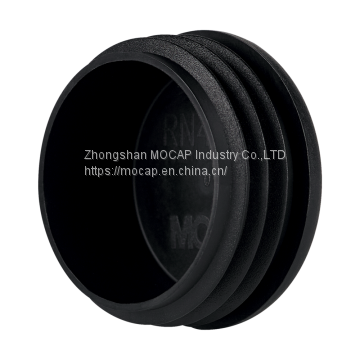 MOCAP LDPE Black Round Decorative Pipe End Cap photo-2