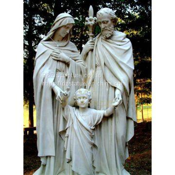 High Quality Natural Stone Holy Family Statue