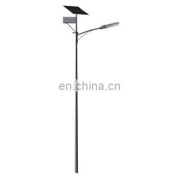 mid hinged galvanized steel power pole street light pole with winch