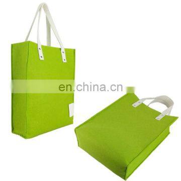 Custom logo printed organizer tote felt bag