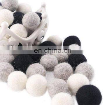 High Grade Colorful Handmade Wool Felt Balls photo-3