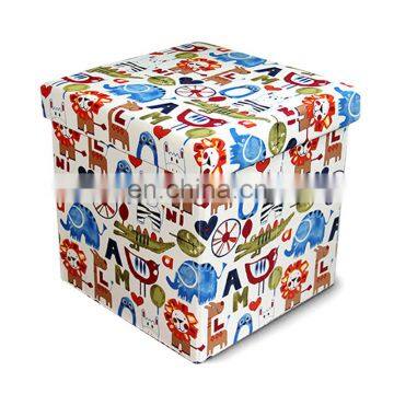 Home Storage Organization Foldable Seat Box Ottoman Sale Big Ottoman Stool photo-6